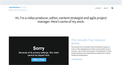Desktop Screenshot of jessebarlow.com
